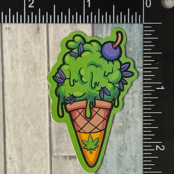 🌀10/$10🌀 Psychedelic 420 Reusable Waterproof Vinyl Sticker Decal - Picture 1 of 1